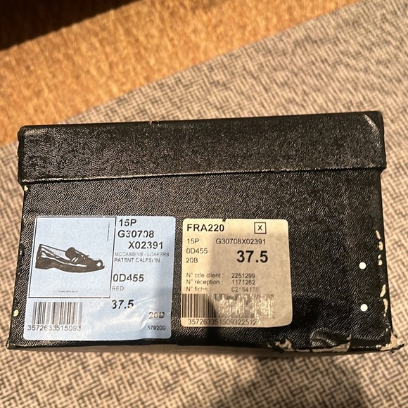 Patent red Chanel loafers - Picture 6 of 6